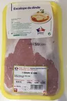 Mängden socker i Escalope de dinde