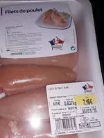 Mängden socker i Filet de poulet