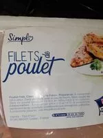 Mängden socker i Filets de poulet