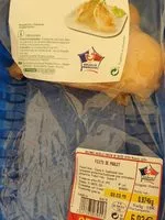 Mängden socker i Filets de poulet