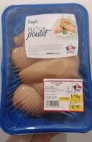 Mängden socker i Filets de poulet jaune