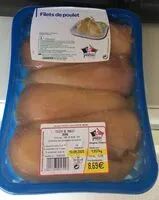 Mängden socker i Filets de poulet