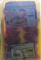 Mängden socker i Médaillons de filet mignon de dinde