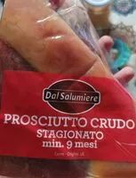 Mängden socker i Prosciutto crudo