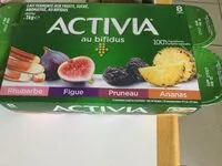 Mängden socker i Activia au bifidus aux fruits