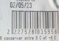 Mängden socker i Filets de poulet halal