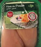 Mängden socker i Filet de poulet Halal
