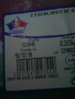 Mängden socker i Escalopes de dinde