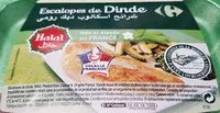 Mängden socker i Escalopes de dinde Halal