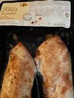 Mängden socker i Filets de poulet