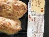 Mängden socker i Filets de poulet Carrefour