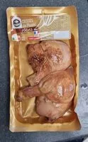 Mängden socker i Cuisses de poulet roties