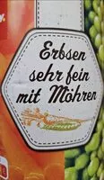 Mängden socker i Erbsen sehr fein  mit Möhren