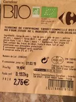 Mängden socker i Terrine de campagne