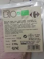 Mängden socker i Rôti de porc cuit supérieur