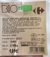 Mängden socker i roti de porc cuit superieur