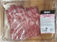 Mängden socker i Coppa sel sec Chiffonade