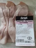 Mängden socker i Jambon rôti aux herbes chiffonnade