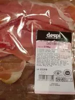 Mängden socker i Jambon de Bayonne IGP chiffonnade