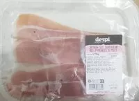 Mängden socker i Jambon sec Supérieur des Pyrénées 9 mois