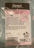 Mängden socker i Chiffonade de Rosette de Lyon