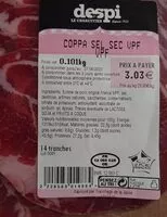 Mängden socker i Coppa sel sec vpf