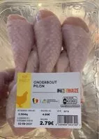 Mängden socker i Pilon de poulet