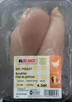 Mängden socker i Filet de poitrine de poulet