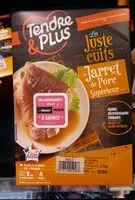 Mängden socker i Le Jarret de Porc les Justes Cuits