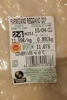 Mängden socker i Parmigiano reggiano dop