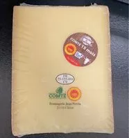 Mängden socker i Comté 15 mois