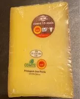 Mängden socker i Comté 15 mois aop