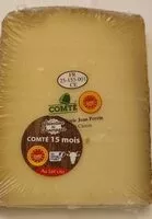 Mängden socker i Comté 15 mois