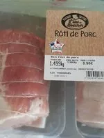 Mängden socker i Rôti de porc