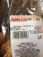 Mängden socker i Słomka ptysiowa z cukrem