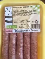 Mängden socker i Chipolatas porc biologique
