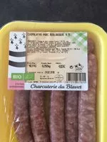 Mängden socker i Chipolatas porc biologique