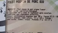 Mängden socker i Filet mignon de porc Bio