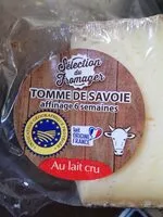 Mängden socker i Tomme de Savoie IGP