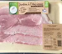 Mängden socker i Jambon à l'ancienne salé à la veine