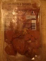 Mängden socker i Poêlée de filet de poulet Tikka curry