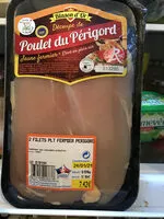 Mängden socker i 2 filets poulet fermier perigord
