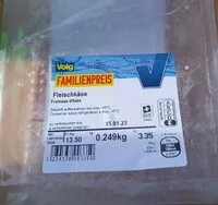 Mängden socker i Fleischkäse