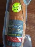 Mängden socker i Saucisse de morteau IGP cuite