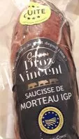 Mängden socker i Saucisse de Morteau IGP cuite
