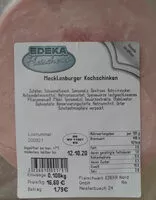 Mängden socker i Mecklenburger Kochschinken