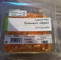 Mängden socker i Carottes finement rapées