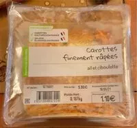 Mängden socker i Carottes ail et ciboulette