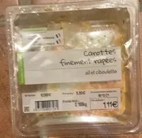Mängden socker i Carottes finement rapées