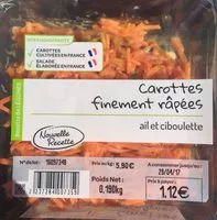 Mängden socker i Carotes finements râpées